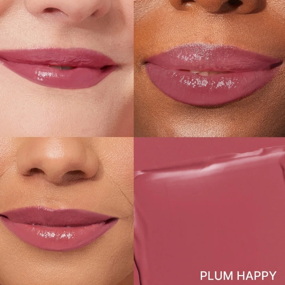 Laura Geller Jelly Balm Hydrating Lip Color: Plum Happy (Plum Brown), NIB